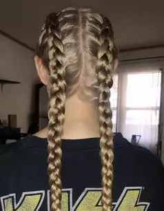softball hairstyles braids