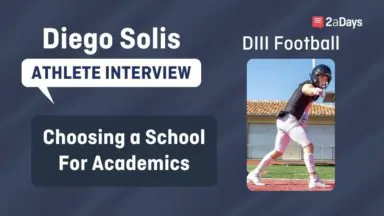 Through Injury and COVID: Chicago’s Diego Solis on Choosing a School for Academics