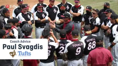 8 Recruiting Questions With Tufts University Head Baseball Coach, Paul Svagdis