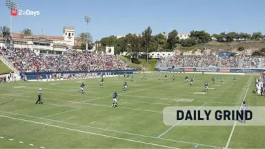 Daily Grind of University of San Diego Football Player, Issac Haney