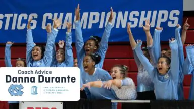 UNC Gymnastics Coach, Danna Durante’s 10 Tips on Recruiting and More