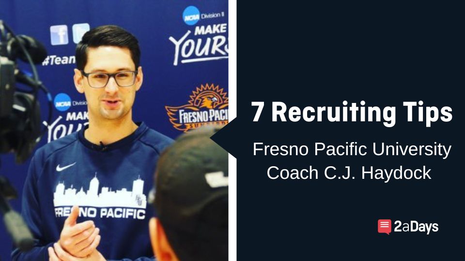 Fresno Pacific University Men's Basketball Coach C.J. Haydock's 7