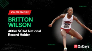 Athlete Feature: NCAA 400-Meter Record Holder Arkansas Track and Field Athlete Britton Wilson