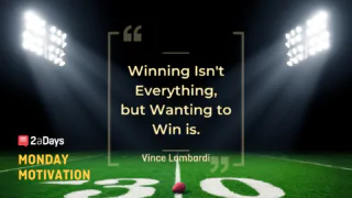 Monday Motivation: Want to Win!