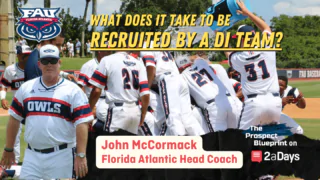 Florida Atlantic Head Coach John McCormack on the Modern Age of Baseball Recruiting