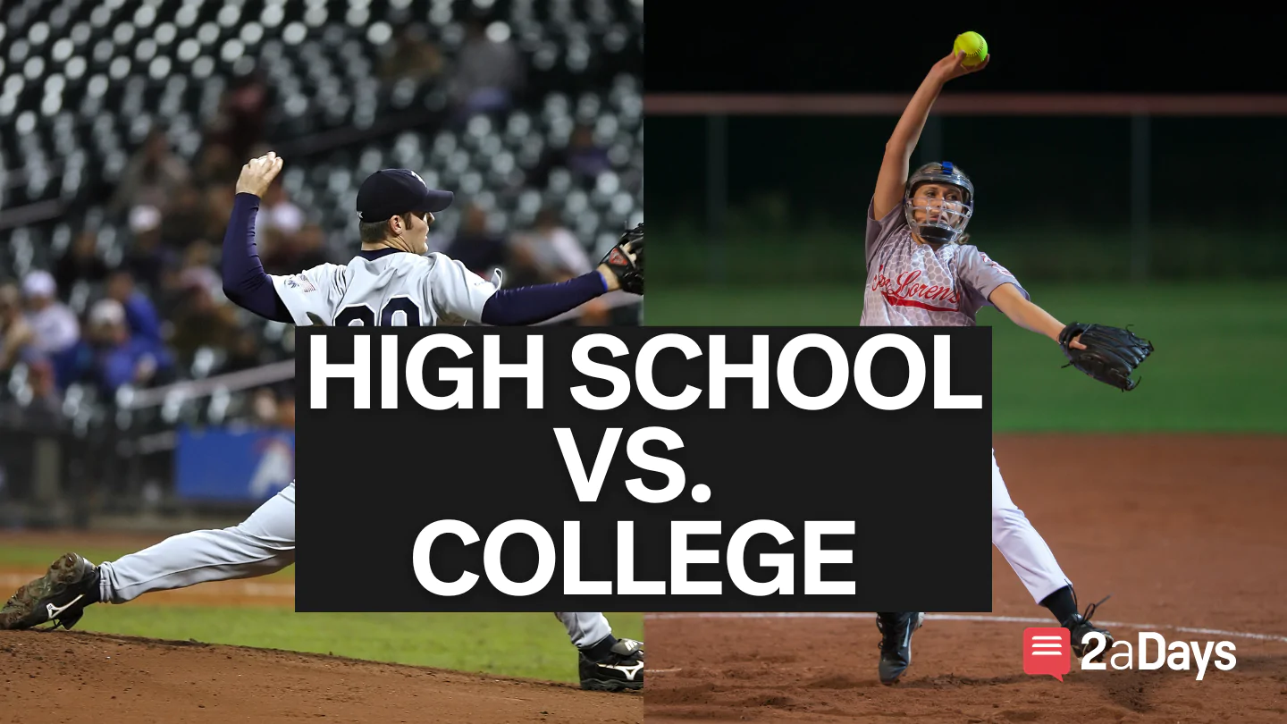 7 Differences Between High School and College Softball/Baseball What