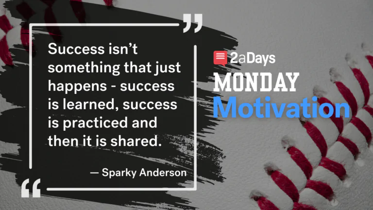 Monday Motivation: Success is Shared