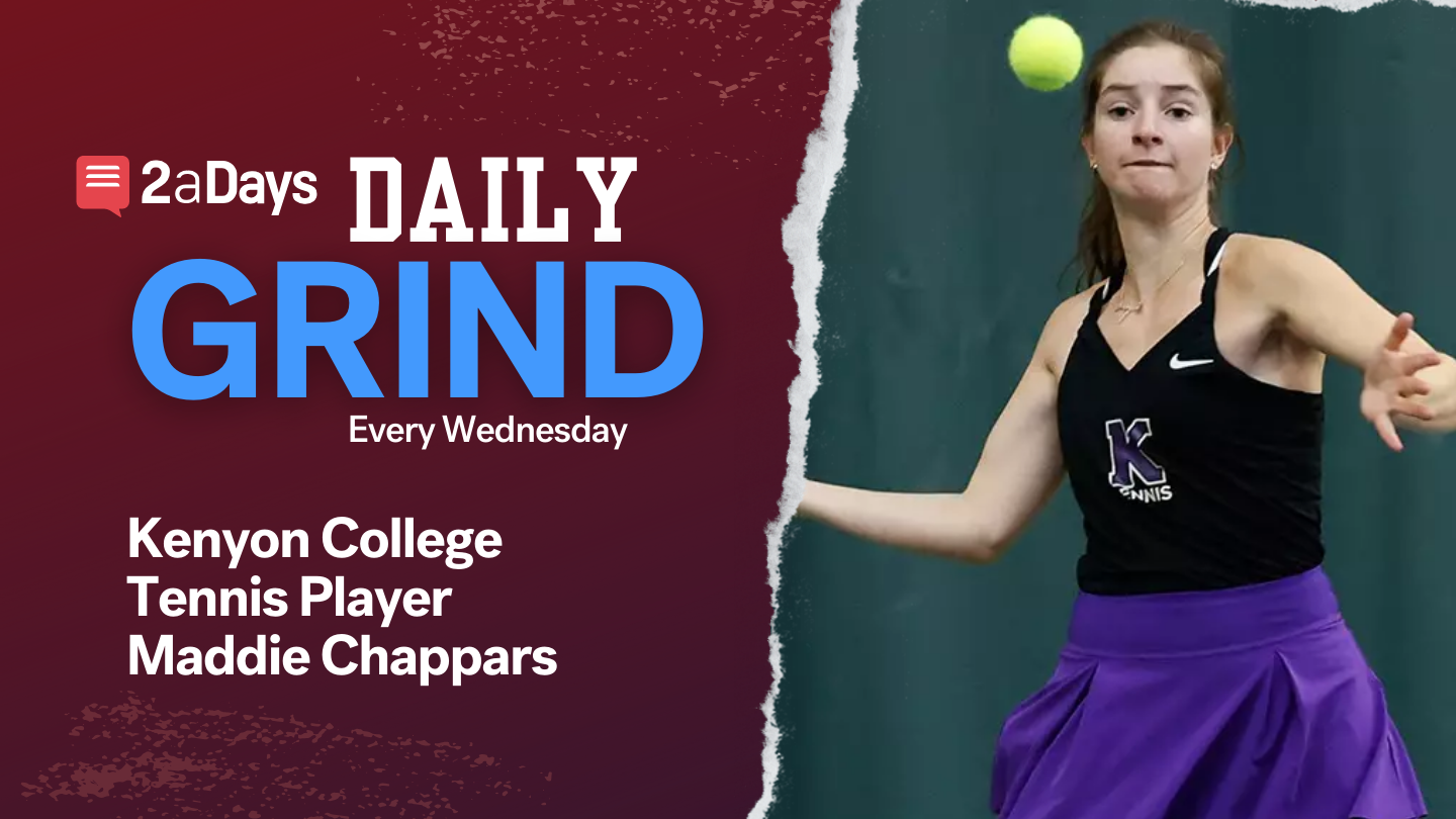 Daily Grind Kenyon Tennis Player Maddie Chappars 2aDays News