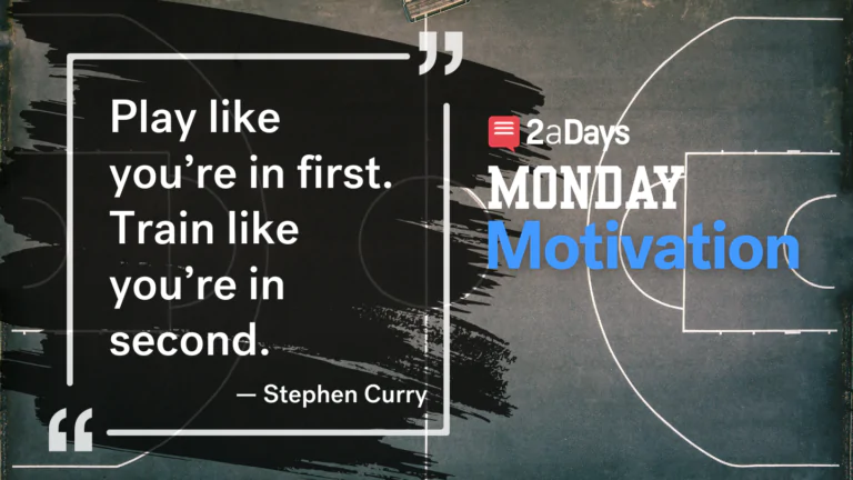 Monday Motivation: Train Like You're in Second