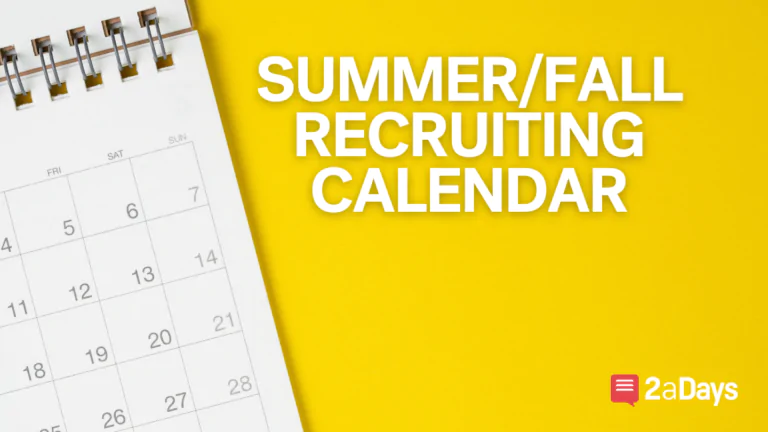 NCAA Division I Summer/Fall Recruiting Calendar