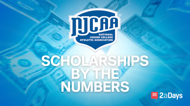 NJCAA Scholarship Rankings by the Numbers