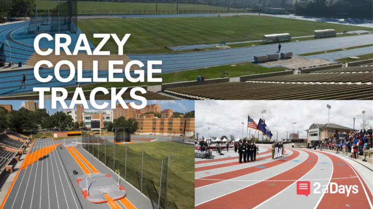 7 NCAA Colleges With Crazy Track Colors 