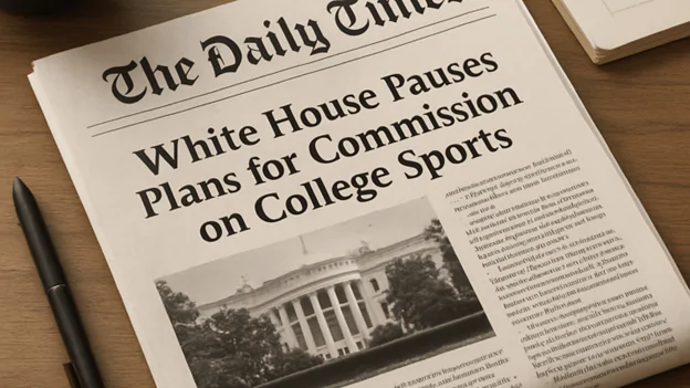 White House Pauses Plans for Commission on College Sports
